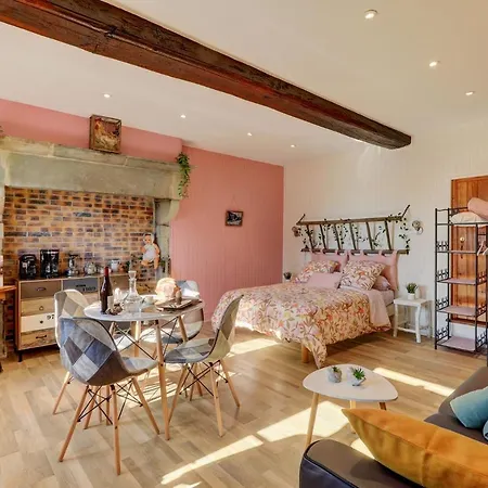 Le Petit Pressoir - Charmant Studio Collonges-en Charollais Exterior photo